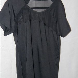 Nicole Miller Black Sports Tee